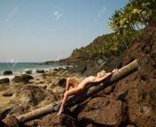 18213968 photo girl on the beach in goa india.jpg from sexy topless in goa beach man