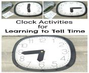 clock activities for learning to tell time with kids.jpg from how to make simple time travelnadu school sex