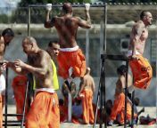 prisoners working out prison yard.jpg from forced prison porn