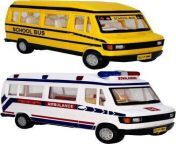 set of 2 tempo traveler ambulance school bus for kids vehicle original imagy99yuybu4cex jpegq70 from indian cex vido comxx school