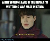 when someone asks kdrama memes.jpg from drama funny
