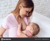 depositphotos 240161830 stock photo young mother feeding breast baby.jpg from माँ की स्तन से युवा बेटा दुध पीते हुऐorse sex