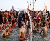 1440x810 hindu ascetics lead millions of indians in holy bath.jpg from holy bath