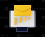 3d mail email message icon illustration.png.png from 3d mail