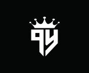 py logo monogram emblem style with crown shape design template free vector.jpg from py teee
