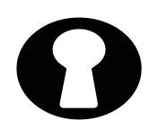 vector keyhole icon.jpg from keyhole and