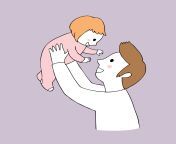 cartoon cute father and daughter vector.jpg from dad and daughter carton videos
