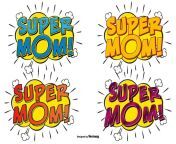 vector super mom comic text illustrations.jpg from mom comic