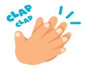 cartoon concept of clapping hands vector.jpg from www clap