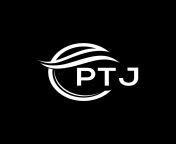 ptj letter logo design on black background ptj creative circle logo ptj initials letter logo concept ptj letter design vector.jpg from pt j
