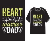 heart warrior dad t shirt design free vector.jpg from 20796369 jpg