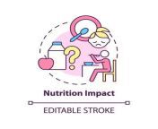 nutrition impact concept icon diet for mental health trend in psychology abstract idea thin line illustration isolated outline drawing editable stroke vector.jpg from 11140141 jpg