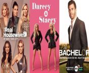 split image of real housewives of new york city darcy and stacey poster and the bachelor poster.jpg from reality show