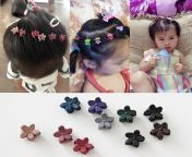 2017 new small flower baby kids hair clips hair claws lovely for child cute hair accessories.jpg from cute small clip