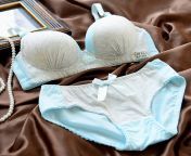 intimates fresh pink girl bra and panty set briefs lingerie sexy push up lace bra set.jpg from mypornsnap top bra panty latest women
