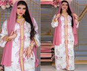 women jellaba dubai lace abaya loose maxi dress jalabiya muslim long sleeve braid trim islamic arab.jpg from arab bdraih