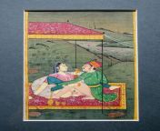 barakatgallery 153 late mughal empire erotic manuscript painting inspired by the kama sutra 18th century ce 19th century ce.jpg from mugal kamasutra