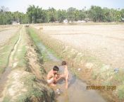 villagers taking bath in the cannel the only source of water.jpg from samll bangla sexindi dailog with desi shadhi chudai 3gp video