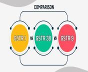comparison between gstr 1 3b 9.jpg from what is gstr 124 gstr 2b 124 gstr 3b 124 gstr 2a 124 cmp 08 124 gstr amp gstr 9a by the accounts