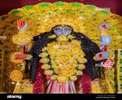 goddess kali idol decorated at puja pandal kali puja also known as shyama puja or mahanisha puja is a festival dedicated to the hindu goddess kali 2a6djx6.jpg from puja bose xxx photo milk sex songà
