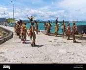 dh port cruise ship welcome wewak papua new guinea traditional png native dancers welcoming visitors tourism people culture 2b7y9p4.jpg from wewak kanil actres