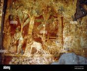 tiwanka pilgrimage south wall fresco entrance chamber temiya and other scenes poonnaruwa sri lanka 2ewn0h2.jpg from tiwanka