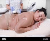 relaxed plus size woman enjoying endospheres body massage at beauty salon 2ewrcbr.jpg from bbw message