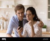 close up focused young couple looking at phone screen together 2f86th3.jpg from boyfriend call phone and girlfriend fucking exboyfriend