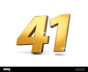 a 3d rendering of a gold number 41 isolated on white background 2k0hr3w.jpg from 41 jpg
