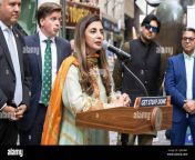 new york ny august 12 2022 consul general of pakistan ayesha ali speaks during ceremony of pakistani flag raising at bowling green park 2jnnb4y.jpg from aysha all pakist