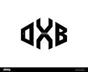 oxb letter logo design with polygon shape oxb polygon and cube shape logo design oxb hexagon vector logo template white and black colors oxb monogr 2rgry7f.jpg from oxb dark