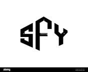 sfy letter logo design with polygon shape sfy polygon and cube shape logo design sfy hexagon vector logo template white and black colors sfy monogr 2rhc7rh.jpg from sfy