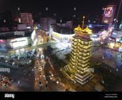zhengzhou zhengzhou china 11th apr 2018 zhengzhou china 7th april 2018 night scenery of erqi memorial tower in zhengzhou central chinas henan province the erqi memorial tower also known as erqi tower was opened in september 1971 it is the memorial of the erqi strike which occurred on february 7 1923 it has 14 floors and is 63 meters high credit sipa asiazuma wirealamy live news mbhjm6.jpg from twitter作品播放▇联系飞机@btcq2▌۵⅛♁•erqi