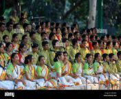 chhayanauts singers sing a boishakhi song to celebrate pohela boishakh the first day of the bengali new year at ramna botomul in dhaka bangladesh mf340g.jpg from bangladeshi new boishakhi live concert