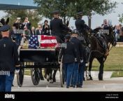 retired gen richard e cavazos the us armys first hispanic four star general casket is transported by the joint base san antonio fort sam houston caisson section during his internment ceremony nov 14 2017 at jbsa fort sam houston national cemetery san antonio texas in 1976 mexican american cavazos made military history by becoming the first hispanic to attain the rank of brigadier general in the united states army less than 20 years later the native texan would again make history by being appointed the armys first hispanic four star general he had been retired since 1984 and di mk629e.jpg from monica cavazos