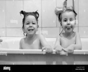 young children take a bath children wash in bathroom brother and sister play in the bathroom during water procedures p12g7y.jpg from smal bather and sister xvideo