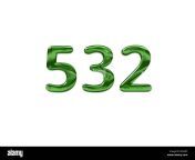 green number 532 isolated white background r924r5.jpg from 532 jpg