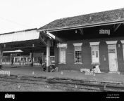 thazi myanmar 23 november 2018 black and white picture of beautiful thazi train station in myanmar rw0fpc.jpg from myanmar မိုးဟေကိá