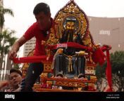 hong kongchina 17th mar 2019 chinese taoism deity is tied up by red ribbon before it is removed from the exhibition venue during taoism culture festivalmar 17 2019 hong kongzumaliau chung ren credit liau chung renzuma wirealamy live news t05wp8.jpg from china guru teid up in bed bondage and sex video