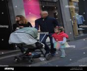 milan italy 6th april 2019 giorgio mastrota is his grandfather and brings sons and grandson around giorgio mastrota arrives in the center with his sons natalia jr daughter of natalia estrada and matilde while natalia jr is eating an ice cream his father giorgio mastrota pushes the stroller with his first nephew marlo born about 9 months old as he himself recently admitted he will soon marry his partner floribeth gutierrez with whom he already has two sons matilde and leonardo born of about 15 months credit independent photo agency srlalamy live news t3519h.jpg from natalia oreŁro