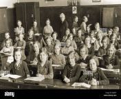 education school class girls school class overcrowded germany circa bxj6py.jpg from » ex school gril class 9 1