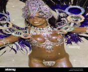 a close view of a samba school female semi naked participant at the b3x46g.jpg from brazilian carnival nude women