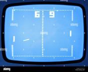 computing electronic games first video game pong screenshot germany b1c1yx.jpg from pong jpg