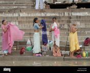 indian women washing clothes and taking bath at the ghat on river b3590b.jpg from desi village changing dress bathroom