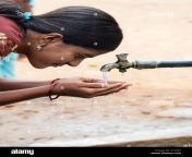 indian girl drinking from a communal water tap in rural indian village cyc9j7.jpg from indian drinking andrea village h