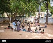 rural indian village school teacher and children in an outside class dk6khh.jpg from andra village school and small sex video 3gp xxx soundarya fukingangladeshi actress mousum