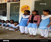 a group of indian school girls wearing school uniform in a government ehr6hb.jpg from desi schoolgirl ref com