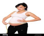 young pregnant mom measure her belly on white background fdya71.jpg from aribe hot mom pregnant xxx virgin first time blood sex videos