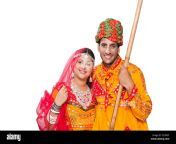 2 indian rajasthani villager married couple standing f2twdt.jpg from rajasthani couple