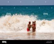 sri lanka mirissa beach tourist couple endangering young child in g48rrg.jpg from sri lanka young couple xxx